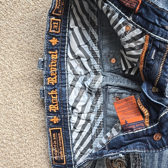 Men’s Rock Revival Pevey Slim Straight 31R  (32inseam) - Picture 3 of 4